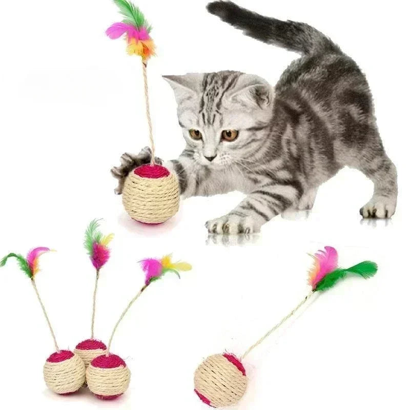 Interactive Sisal Cat Toy